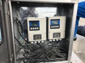 聯(lián)測電磁流量計使用現(xiàn)場
